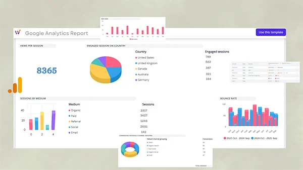 An image that shows how with statnexa google analytics reporting tool agency can transform reports into a powerhouse of website growth