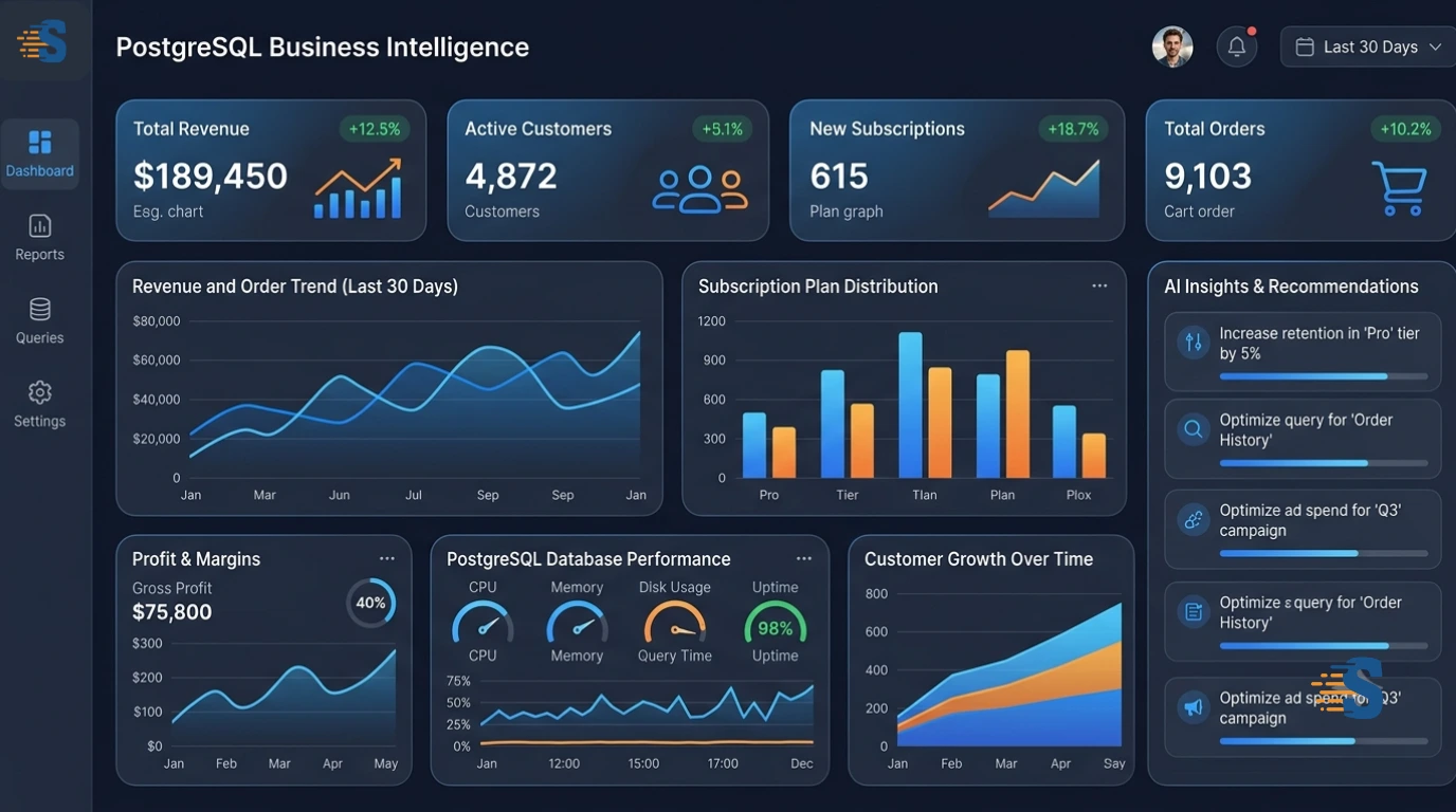 Transform PostgreSQL Data into Actionable Intelligence