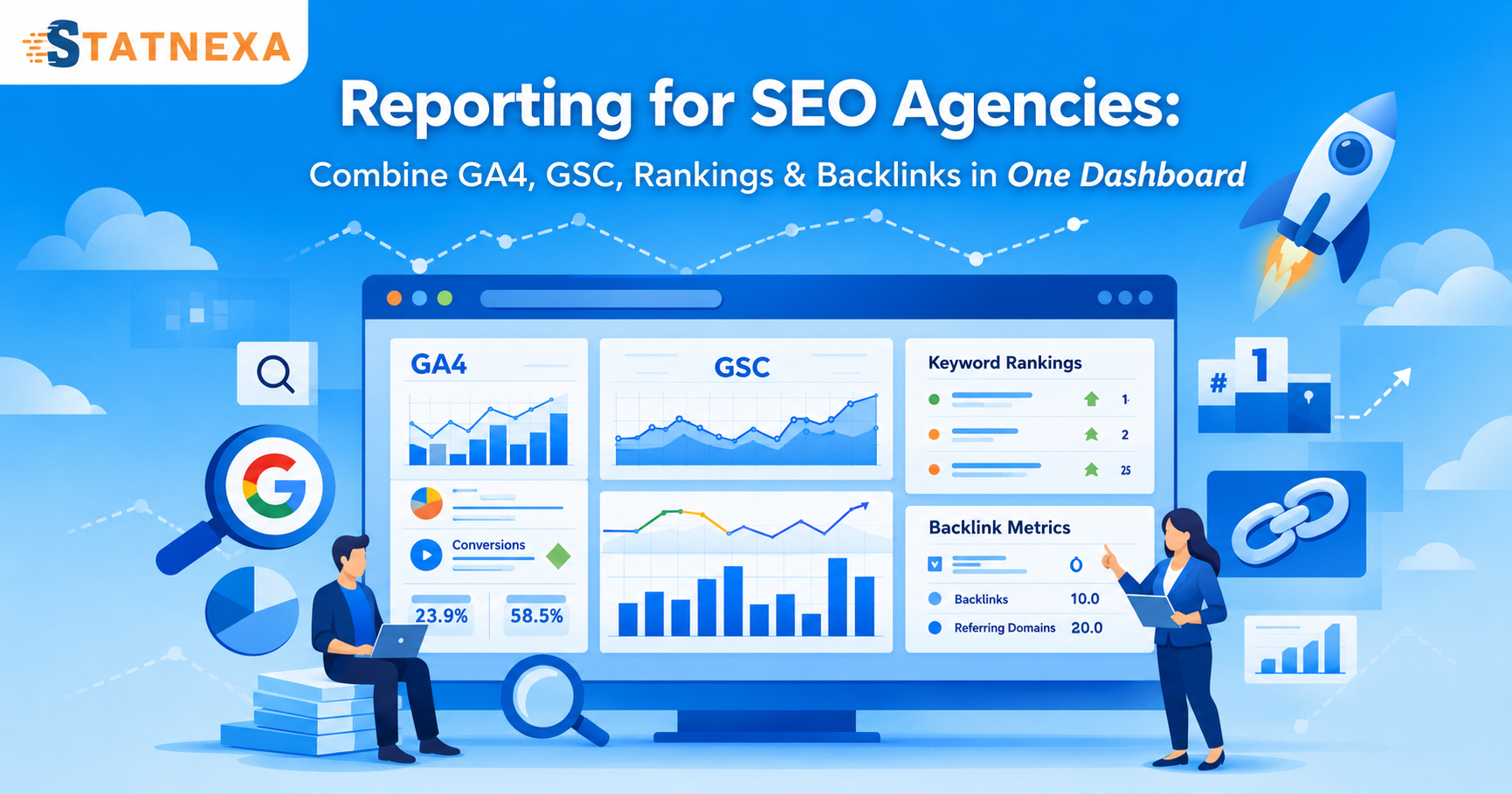 Seo reporting dashboard for agencies